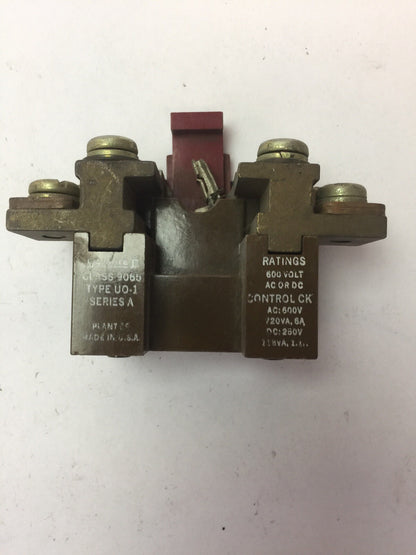 SQUARE D 9065 UO-1 OVERLOAD RELAY 600V AC OR DC SERIES A