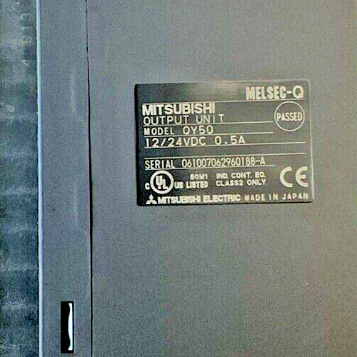 MITSUBISHI QY50 OUTPUT UNIT 12/24VDC 0.5A
