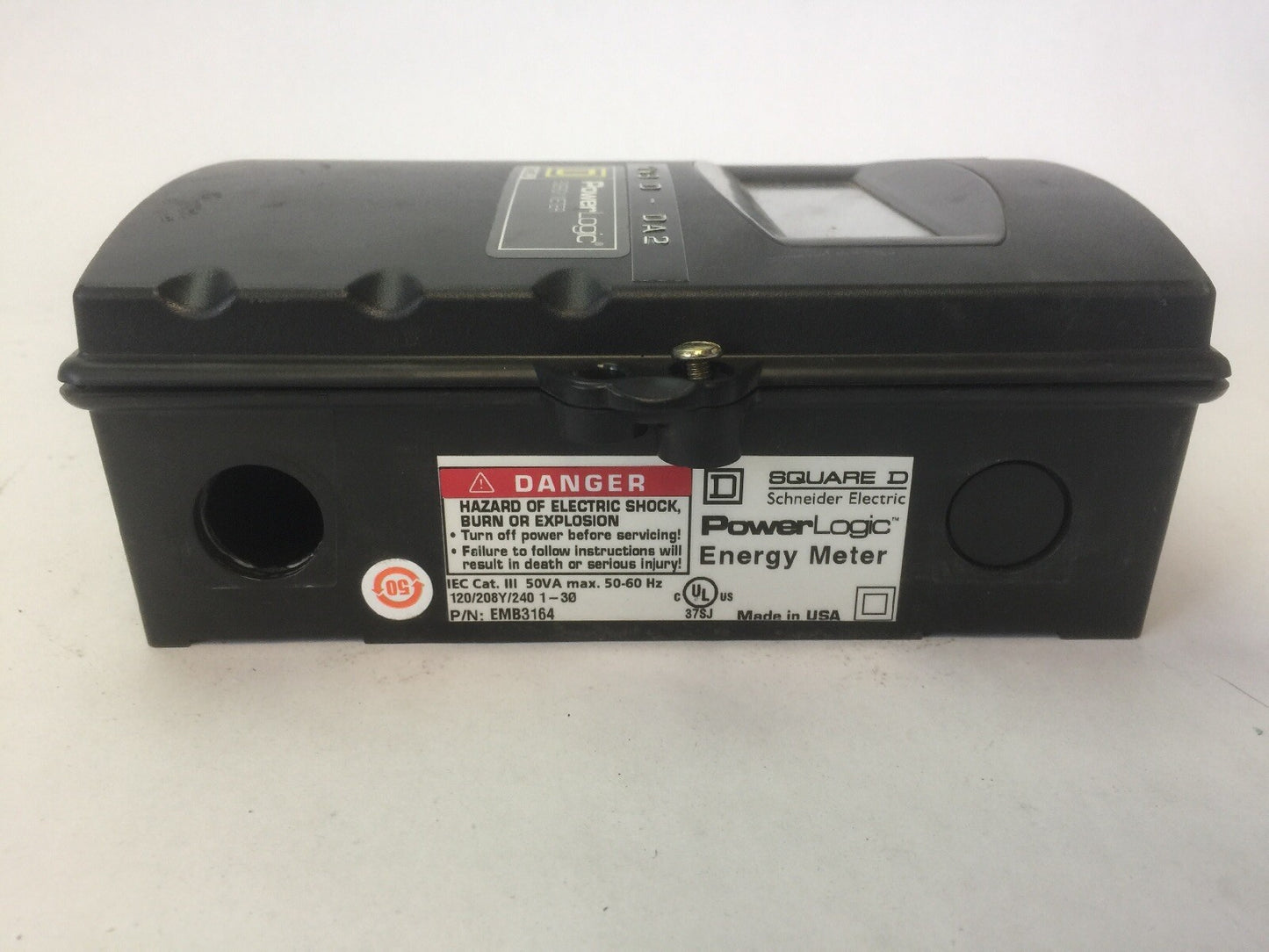 SQUARE D EMB3164 POWER LOGIC ENERGY METER 250VAC
