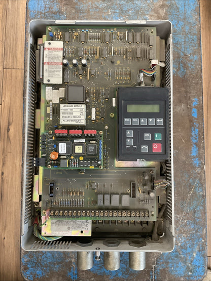 ALLEN BRADLEY 1336S-B007-AA-EN4-GM1-HAB SER D 1336 PLUS SENSORLESS VECTOR DRIVE