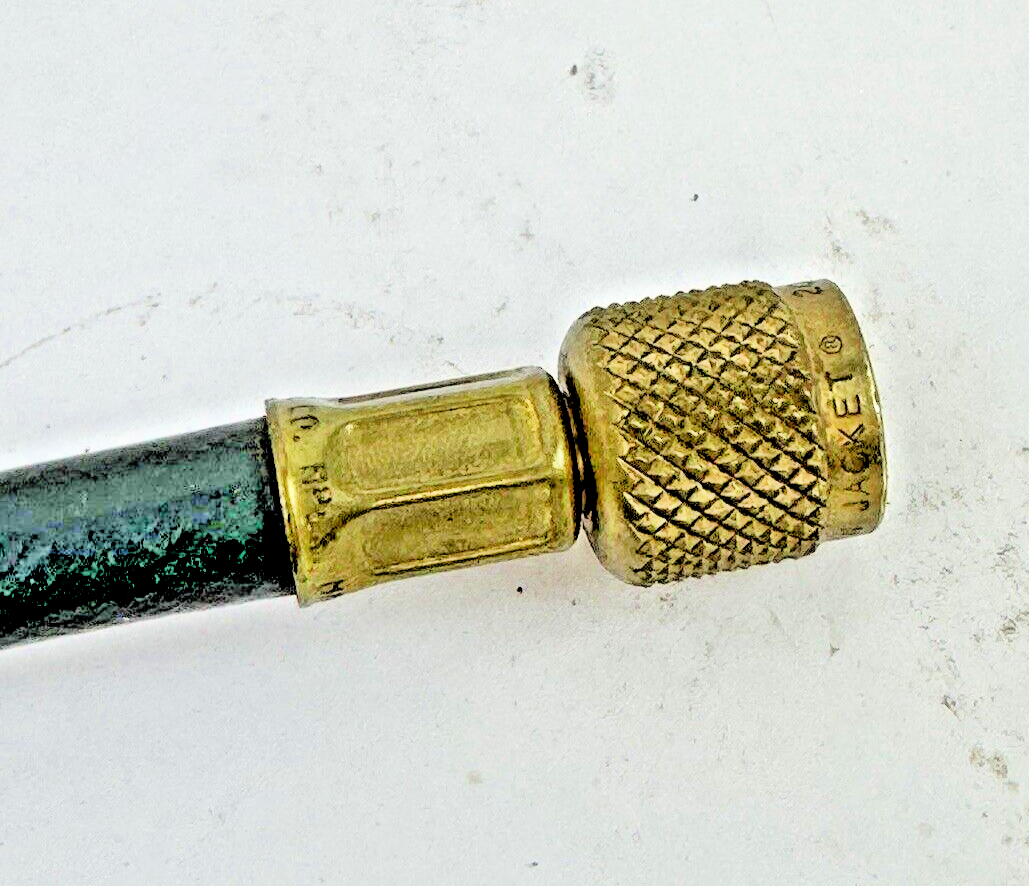 YELLOW JACKET - PLUS II 72" 1/4" CHARGING HOSE - GREEN - 4000 PSI / 800 PSI