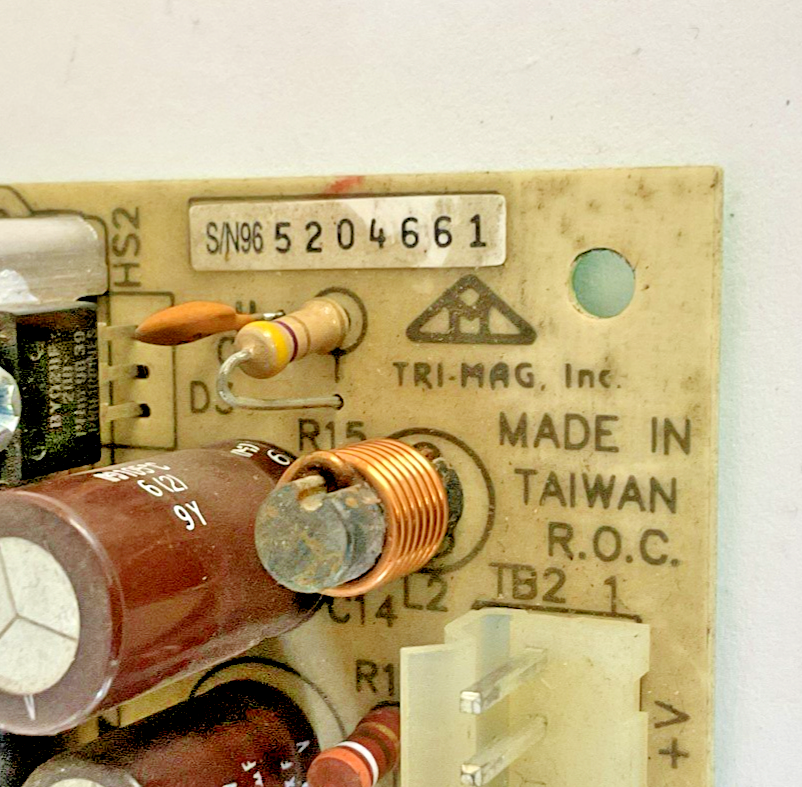 TRI-MAG UV 440-5 POWER SUPPLY 230VAC 0.6A 12VDC 3.3A 50/60HZ