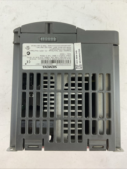 SIEMENS 6SE6440-2UC21-5BA1 MICROMASTER 440 AC DRIVE 200-240V 14.4/8.3A 47-63HZ