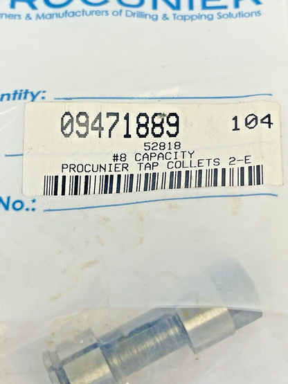 ROCKFORD ETTCO PROCUNIER - 09471889 - TYPE 2-E TAP COLLET - #8 CAPACITY