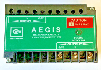 CUTLER HAMMER AGSHWCH120N05XS POWER LINE FILTER 120VAC 5AMPS 1PH 50/60HZ