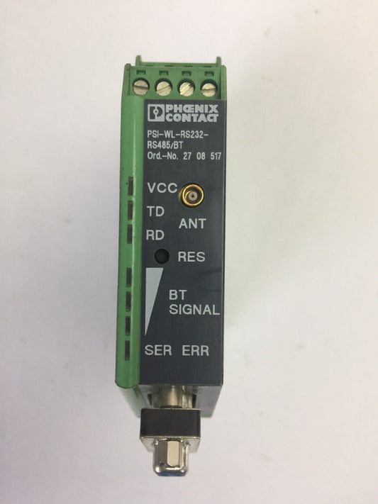 PHOENIX CONTACT PSI-WL-RS232-RS485/BT BLUETOOTH CONVERTER WIRELESS TRANSMISSION