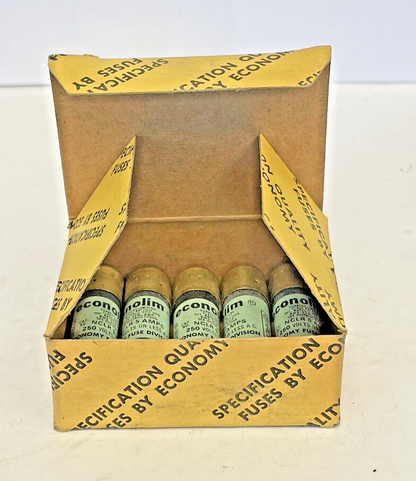 ECONOLIM *BOX OF 5* - NCLR 5 - 5 AMP, 250 VAC, CURRENT-LIMITING CLASS RK1 FUSES