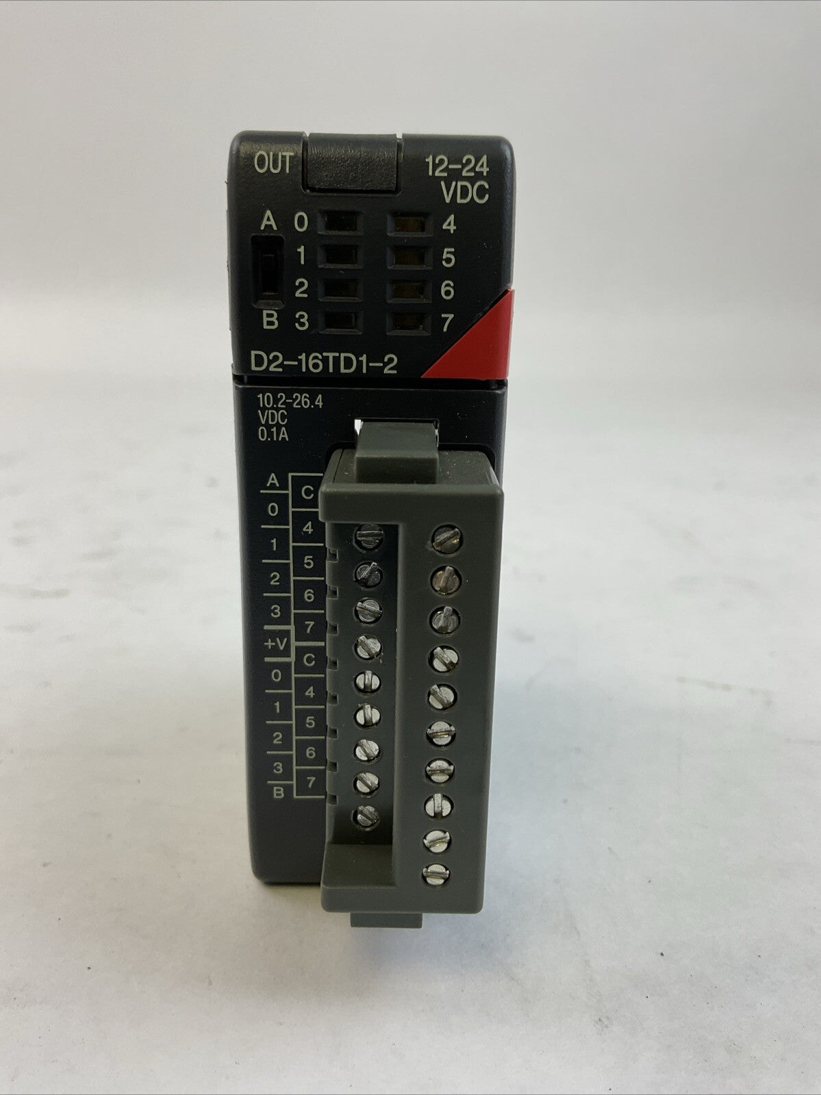 AUTOMATION DIRECT D2-16TD1-2 OUTPUT MODULE 10.2-26.4VDC 0.1A