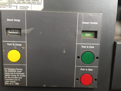 WESTINGHOUSE SPB100 POW-R BREAKER 2500 AMP? 4 POLE T51BLI DIGITRIP RMS 500