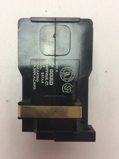 GOULD 2190-E62AA MOD A GENERAL PURPOSE RELAY 300VAC 10A 2090-810 COIL 110-120V