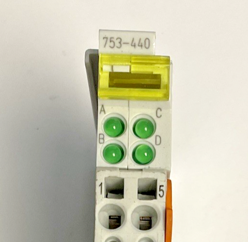 WAGO 753-440 DIGITAL INPUT MODULE 120V/230VAC 10MS 4DI