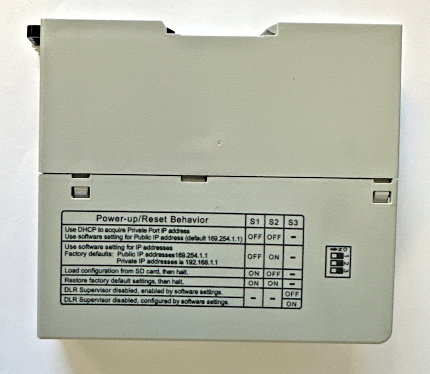 ALLEN-BRADLEY1783-NATR CONFIGURABLE NAT ROUTER FW 1.001 W/O MEM.CARD&WIRE TERM.