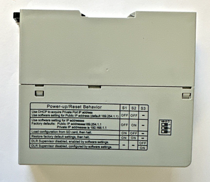 ALLEN-BRADLEY1783-NATR CONFIGURABLE NAT ROUTER FW 1.001 W/O MEM.CARD&WIRE TERM.