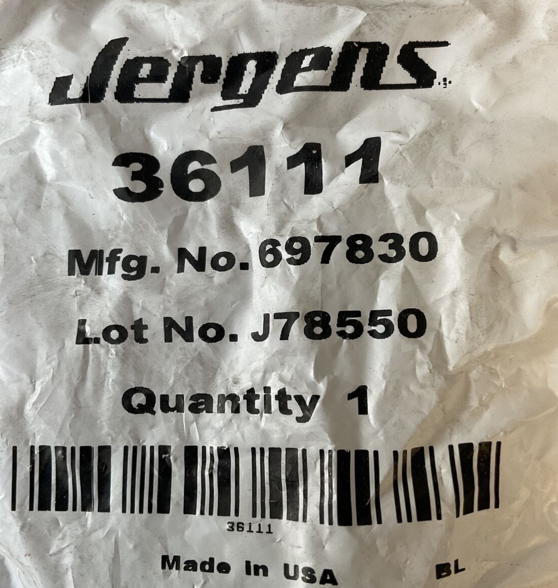 JERGENS 36111 SPRING STOP 1-1/8 X 3/16 STROKE FLAT BUTTON