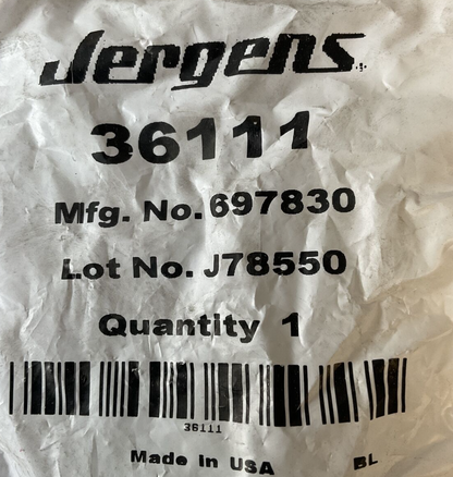 JERGENS 36111 SPRING STOP 1-1/8 X 3/16 STROKE FLAT BUTTON
