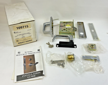 MORTISE LOCKS M SERIES DL-DXML70SERH-US26D 2 3/4” HEAVY DUTY DOOR & LOCK SET