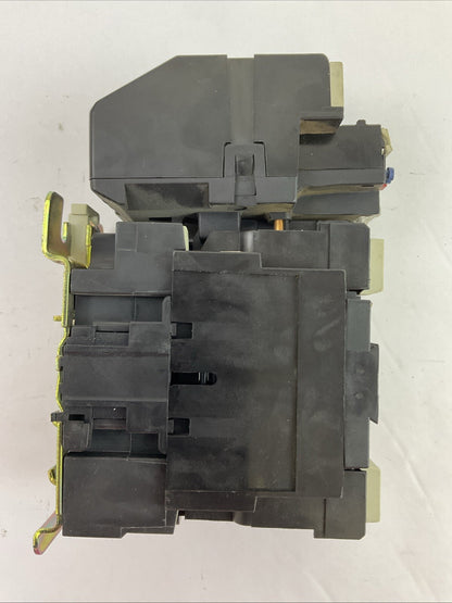 TELEMECHANIQUE STARTER (LC1 D80 11 CONTACTOR 600VAC COIL 120V+LR2 D3361 55-70A)
