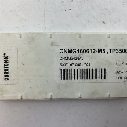 SECO CNMG160612-M5 TP3500 CNMG543-M5 CARBIDE INSERT (BOX OF 3)
