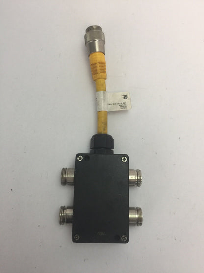 TURCK MULTI BOX 4 RXF 2X-301-*M-RSM 56 4 PORT JUNCTION