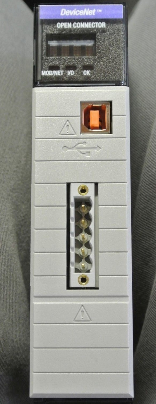 ALLEN-BRADLEY 1756-DNB DEVICENET BRIDGE SCANNER MODULE SER.E 25VDC
