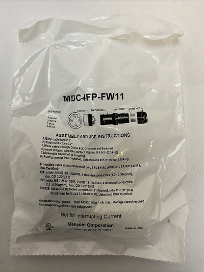 MENCOM MDC-4FP-FW11 PLUG