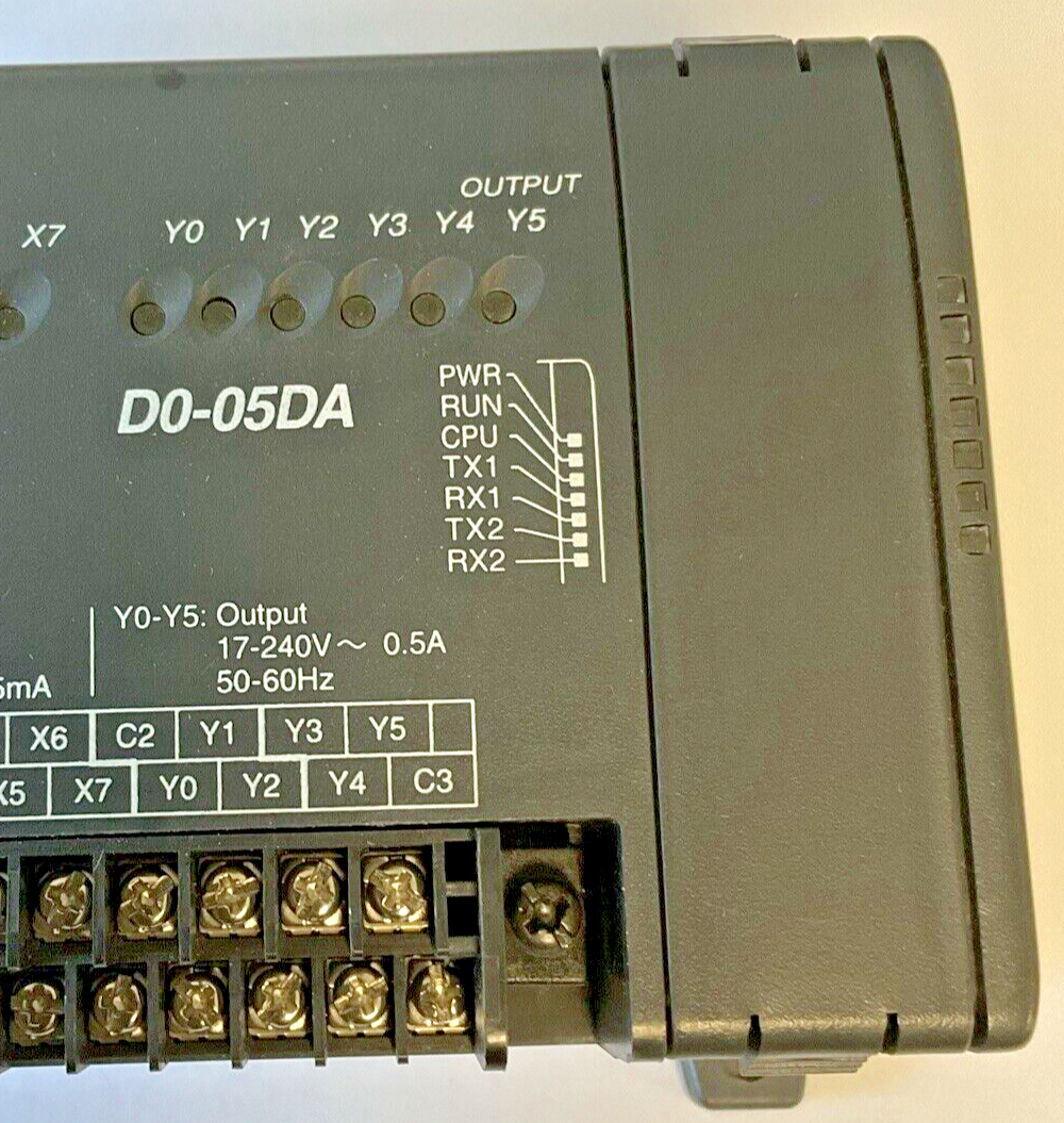 KOYO D0-05DA DIRECT LOGIC 05 100-240VAC 30VA 50-60HZ 12-24VDC