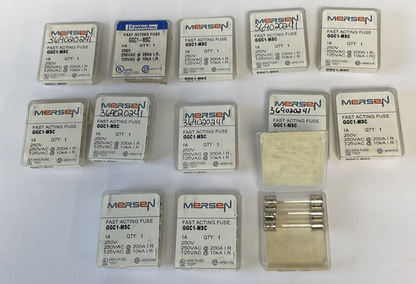 MERSEN/FERRAZ SHAWMUT GGC1-MSC 1A FUSES 250VAC****LOTOF58FUSES*****