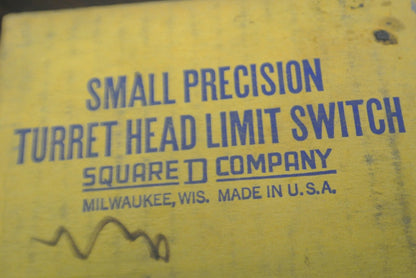 SQUARE D 9007 B61G / SMALL PRECISION TURRET HEAD LIMIT SWITCH / NEW SURPLUS