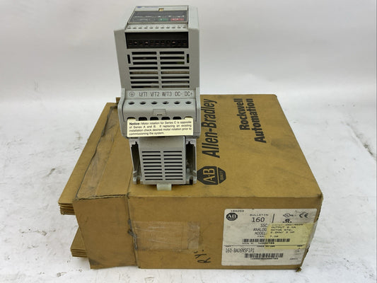 ALLEN BRADLEY 160-BA06NSF1P1 SER C FRN 7.06 2.2KW 3HP 380-460V CARIABLE SPEED DR