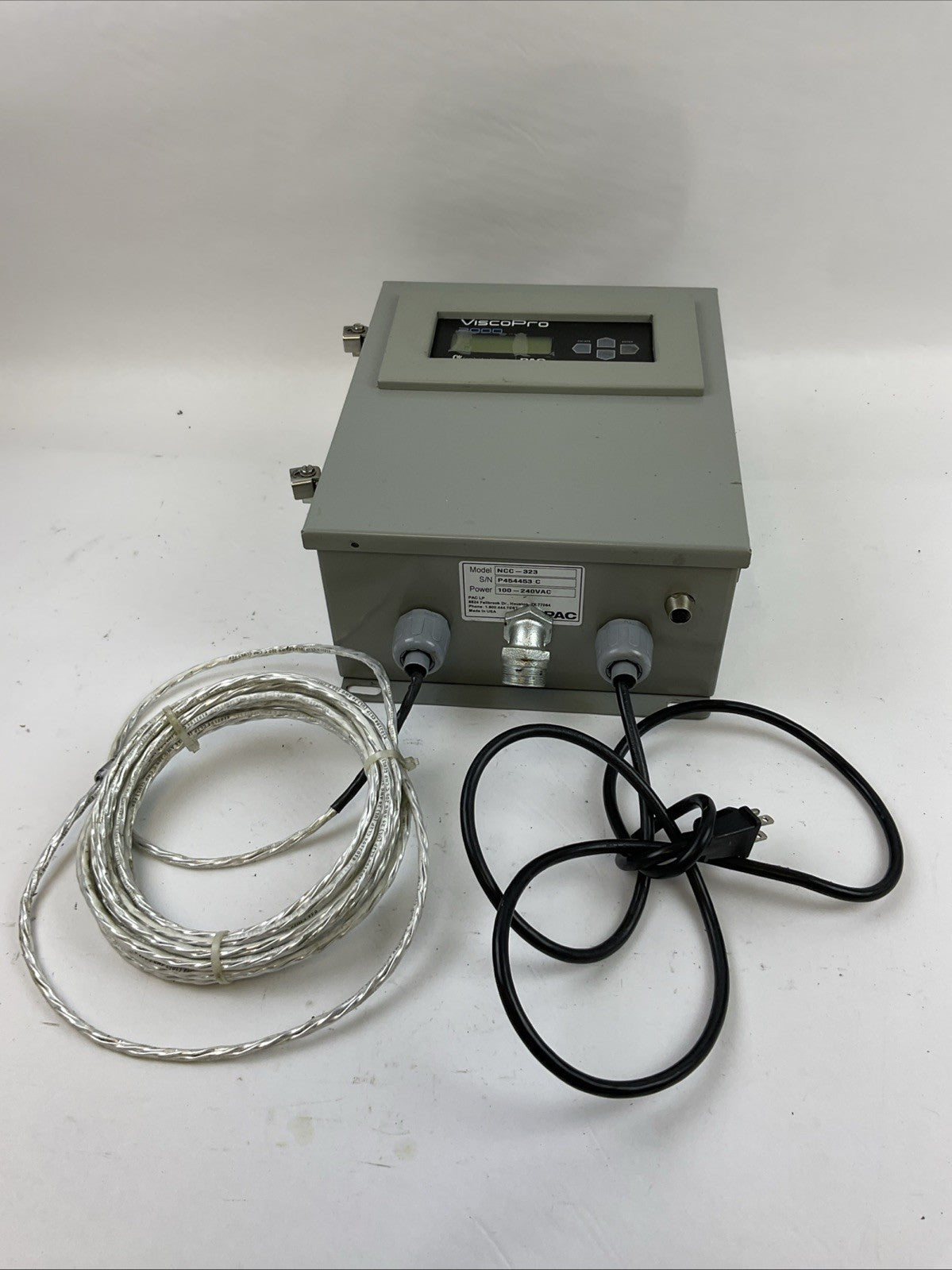 CAMBRIDGE VISCOSITY PAC NCC-323 VISCOPRO 2000 MONITORING SYSTEM 100-240VAC