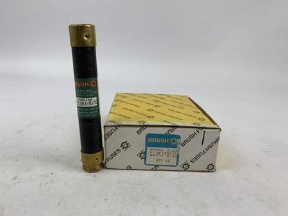 Brush Reliance Time-Delay Dual-Element ECSR1-8/10 1 8/10A 600V Fuse "Lot of 10"