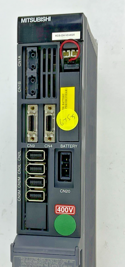 MITSUBISHI MDS-DH-V2-4020 SERVO DRIVE 2.0/1.0KW 4.7A 240HZ H/W VER.U 648V