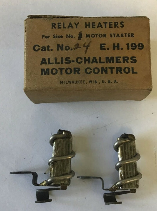 ALLIS-CHALMERS 24 E.H.199 RELAY HEATER ***LOTOF2***