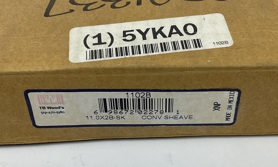 TB WOODS 5YKA0 SHEAVE 1102B 11.0X2B-SK
