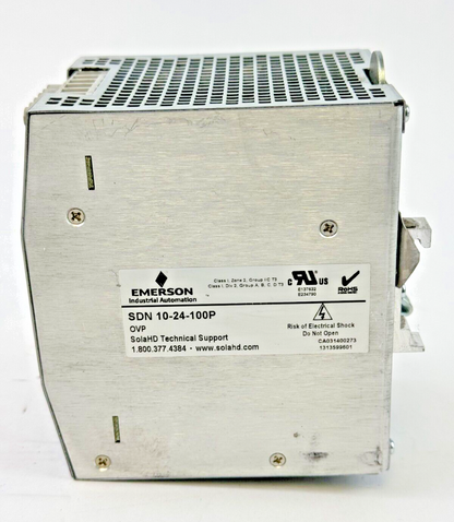EMERSON SOLA  SDN 10-24-100P  POWER SUPPLY  115/230VAC 50/60HZ 5.0/2.0 A