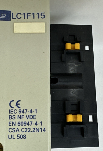 TELEMECANIQUE LC1F115 CONTACTOR 600VAC 175A