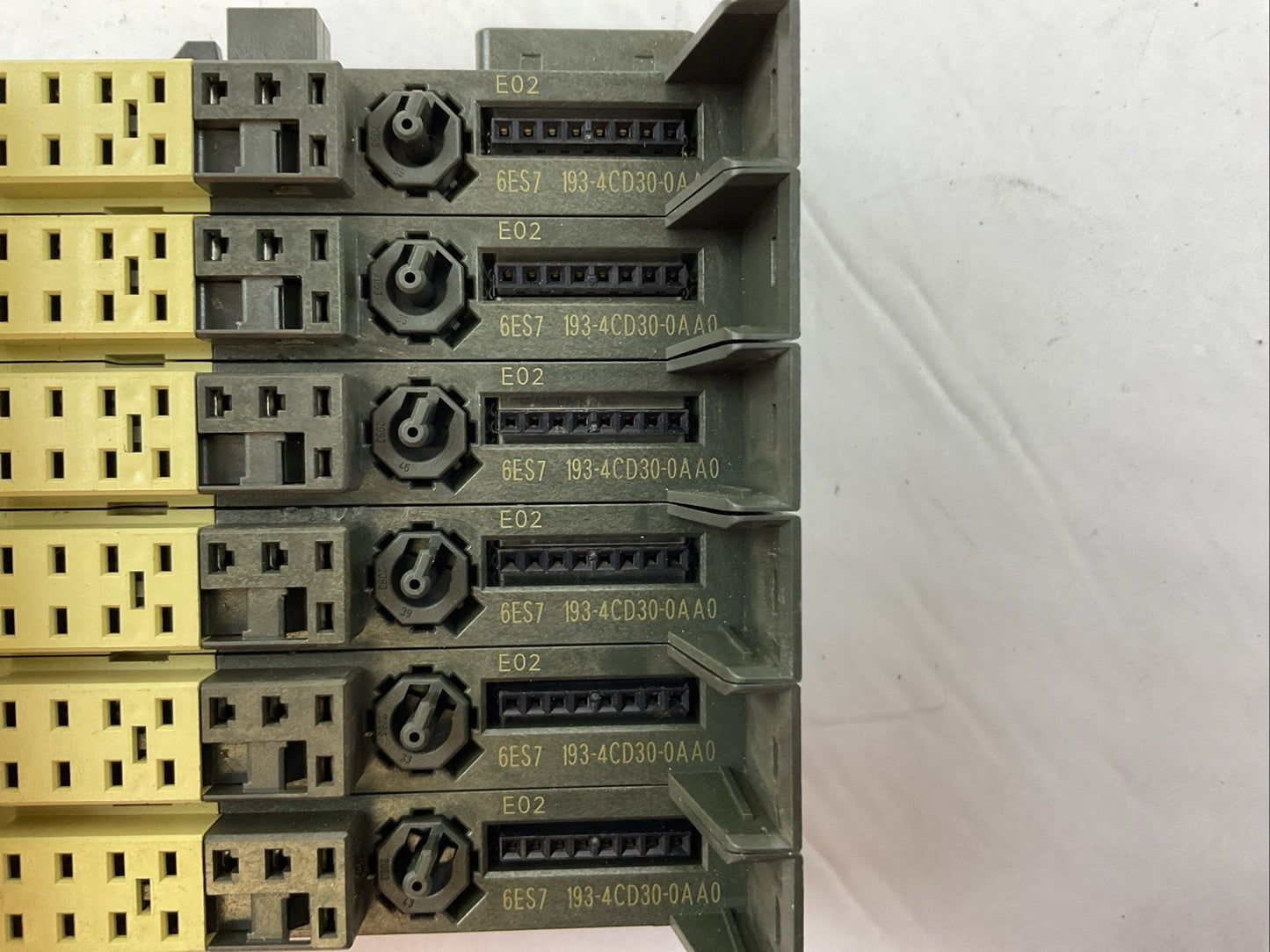SIEMENS TERMINAL MODULE 6ES7 193-4CD30-0AA0 TM-P15C23-A0 (LOT OF 6)