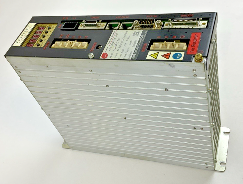 CINETIC AUTOMATION AU45RC-10 AXIS CONTROL UNIT 230VAC 2.0A/0.4KVA 100W 50/60HZ