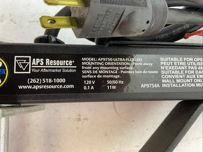 APS RESOURCE AP9750 ULTRA-FLEX LED DOCKLIGHT WITH PLUG 120VAC 50/60HZ 0.1A 11W
