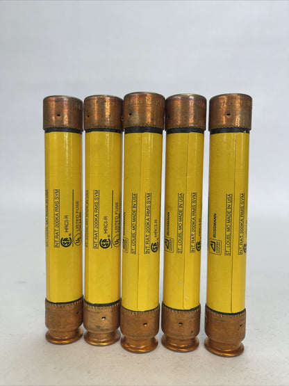 COOPER BUSSMANN LPS-RK-6 1/4 LOW-PEAK DUAL ELEMENT FUSE 600VAC 6-1/4A (LOT OF 5)