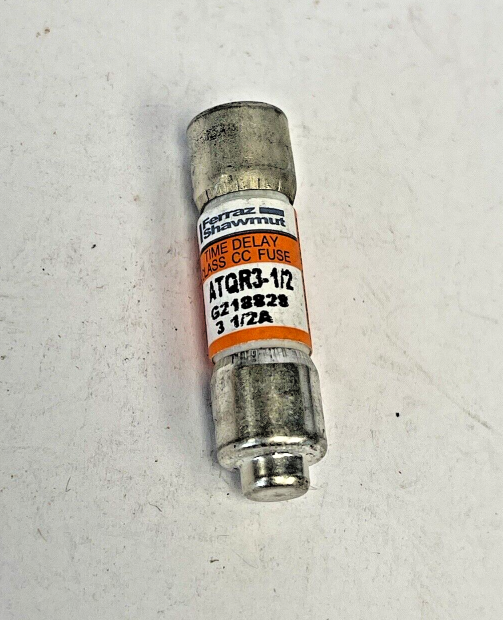 MERSEN - *BOX OF 10* - ATQR3-1/2- 3.5 AMP, 600 VAC, TIME-DELAY,AMP-TRAP,CLASS CC