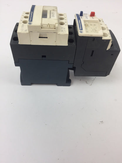 TELEMECANIQUE LC1D09BL CONTACTOR LRD06 OVERLOAD RELAY LAD4TBDL 24V