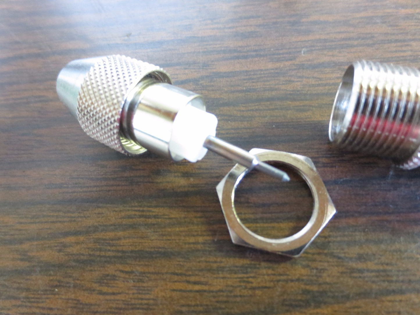 BNC CONNECTOR (?) - TAPERED END - NEW SURPLUS - LOT of 8