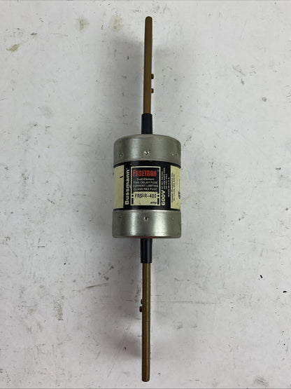 FUSETRON FRS-R-400 600VAC 300VDC 400AMP CLASS RK5 FUSE TIME-DELAY DUAL-ELEMENT