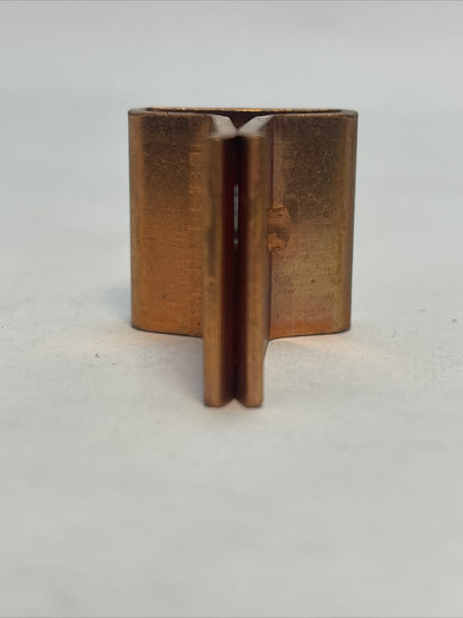 PENN-UNION 61-100A BRONZE FUSE CLIP KNIFE TYPE 61-100A 250-600V (LOT OF 6)