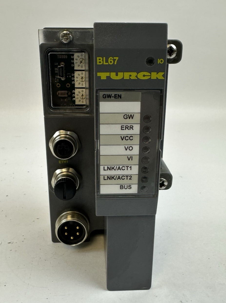 TURCK BL67GWEN 6827214 Multiprotocol Gateway I/O Module Ethernet/IP PROFINET BL6