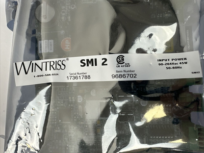 WINTRISS 9686702 SMI 2 PANEL MOUNT INPUT POWER 90-264VAC 45W 50-60HZ
