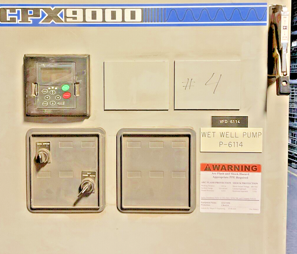 EATON CPX100.  100HP CUTLER  HAMMER DRIVE 480VAC 3PH HAMMSVX100A1-4A1N1 VFD