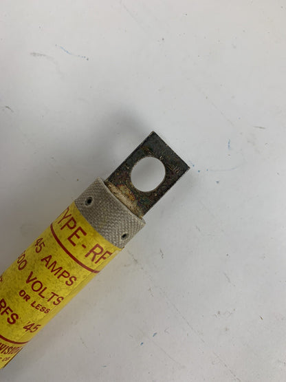 Economy Fuse RFS45 45A 600V Type-RF Fuse "Lot of 10"