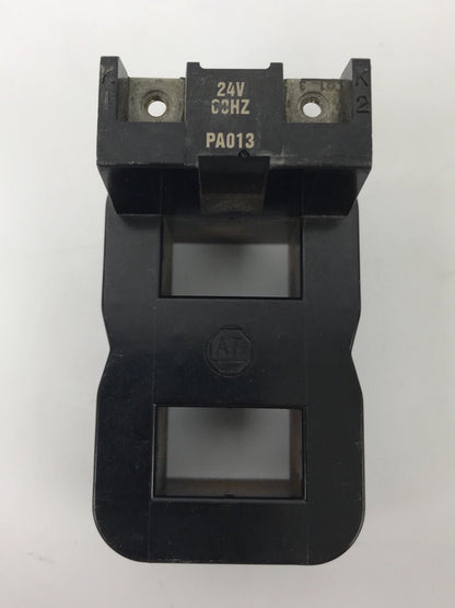 ALLEN BRADLEY PA-013 COIL, 24V @ 60HZ, USED, GREAT CONDITION, MISSING SCREWS